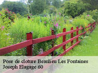 Pose de cloture  beaulieu-les-fontaines-60310 Joseph Elagage 60