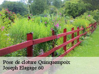 Pose de cloture  quinquempoix-60130 Joseph Elagage 60