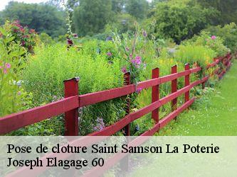 Pose de cloture  saint-samson-la-poterie-60220 Joseph Elagage 60
