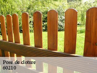 Pose de cloture 60210